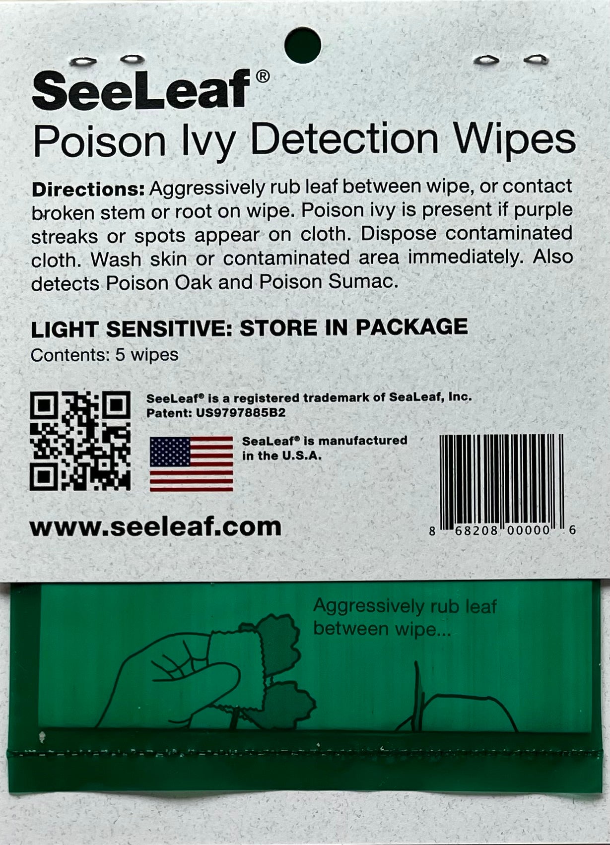 SeeLeaf Detection Wipes - 5 Pack